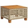 vidaXL Salon de jardin avec coussins 8 pcs beige r&eacute;sine tress&eacute;e