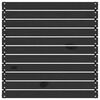 vidaXL Salon de jardin 5 pcs Noir Bois de pin massif