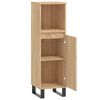 vidaXL Armoire salle de bain ch&ecirc;ne sonoma 30x30x100 cm