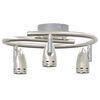 vidaXL Spot de plafond Nickel 27 x 10 x 12 cm M&eacute;tal