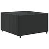 vidaXL Salon de jardin 11 pcs avec coussins noir r&eacute;sine tress&eacute;e