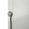 vidaXL Distributeur pour lapins Argent 17,5 x 26 x 28,5 cm