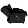 vidaXL Fauteuil de massage inclinable et porte-gobelets 4 places noir