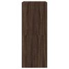 vidaXL Armoire &agrave; chaussures 2 tiroirs rabattables ch&ecirc;ne marron