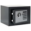 vidaXL Coffre-fort num&eacute;rique Gris fonc&eacute; 23 x 17 x 17 cm Acier
