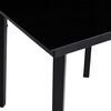 vidaXL Ensemble de salle &agrave; manger pour jardin 5 pcs Noir polyrotin