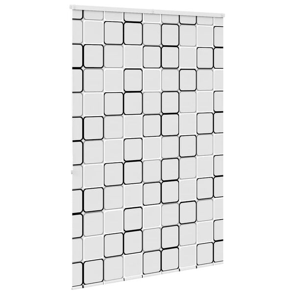 vidaXL Store enrouleur de douche avec cassette largeur du tissu 156 cm