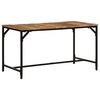 vidaXL Table à manger 140x70x75 cm bois de manguier massif brut