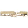 vidaXL Ensemble de canap&eacute;s d'ext&eacute;rieur 8 pcs Blanc et Beige