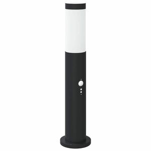 vidaXL Borne lumineuse avec d&eacute;tecteur 50 cm en acier inoxydable IP44