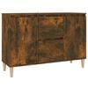 vidaXL Buffet Ch&ecirc;ne fum&eacute; 101x35x70 cm Bois d'ing&eacute;nierie