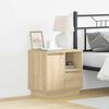vidaXL Cabinet de chevet 2 pcs Ch&ecirc;ne Sonoma 50 x 34,5 x 50 cm.