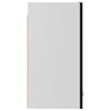 vidaXL Armoire suspendue "Lyon" Noir brillant 29,5x31x60 cm
