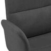 vidaXL Chaise de bureau Gris Tissu