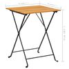 vidaXL Mobilier de bistro pliable 3 pcs Bois d'acacia solide