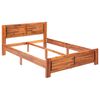 vidaXL Cadre de lit Bois d'acacia massif 120x200 cm