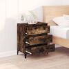 vidaXL Buffet Ch&ecirc;ne fum&eacute; 60x35x70 cm Bois d'ing&eacute;nierie