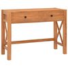 vidaXL Bureau avec 2 tiroirs 100x40x75 cm Bois de teck