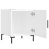 vidaXL Tables de chevet 2 pcs blanc brillant 40x40x50 cm