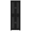 vidaXL Haut Armoire FLORIN Noir 60 x 35 x 182 cm Bois d'ing&eacute;nierie