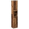 vidaXL Armoire de salle de bain vieux bois bois d'ing&eacute;nierie