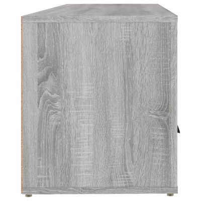 vidaXL Meuble TV Sonoma gris 100x35x40 cm Bois d'ingénierie