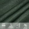 vidaXL Voile d'ombrage 160 g/m&sup2; Vert fonc&eacute; 2x3,5 m PEHD