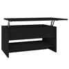 vidaXL Table basse Noir 80x50x40 cm Bois d'ing&eacute;nierie