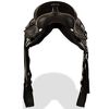vidaXL Selle, bridon et col de poitrine Cuir v&eacute;ritable 16 po Noir