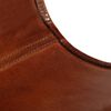 vidaXL Chaise papillon Marron Taille pour enfants Cuir v&eacute;ritable