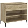vidaXL Armoire &agrave; chaussures Ch&ecirc;ne sonoma 70x36x60 cm Bois d'ing&eacute;nierie