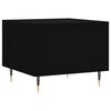 vidaXL Tables basses 2 pcs noir 50x50x40 cm bois d'ing&eacute;nierie