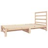 vidaXL Lit coulissant sans matelas 2x(90x190) cm