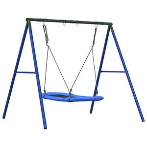 vidaXL Ensemble de balan&ccedil;oire d'ext&eacute;rieur avec balan&ccedil;oire nid