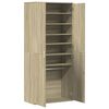 vidaXL Armoire &agrave; chaussures Ch&ecirc;ne sonoma 80x39x178cm Bois d'ing&eacute;nierie