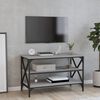 vidaXL Meuble TV Sonoma gris 80x40x50 cm Bois d'ing&eacute;nierie