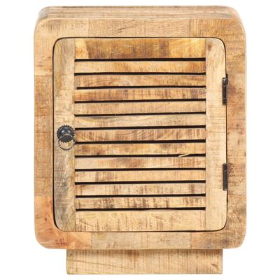 vidaXL Table de chevet 40x30x50 cm Bois de manguier brut