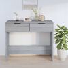 vidaXL Table console Sonoma gris 90x36x75 cm Bois d'ingénierie