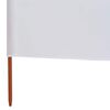 vidaXL Paravent 9 panneaux Tissu 1200 x 120 cm Blanc sable