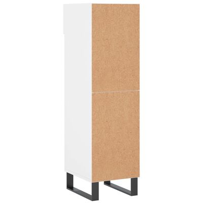 vidaXL Armoire à chaussures blanc 30x35x105 cm bois d'ingénierie