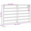 vidaXL Armoire &agrave; vitrine sonoma gris 100x8,5x58 cm bois d'ing&eacute;nierie