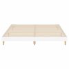 vidaXL Cadre de lit sans matelas blanc 140x200 cm bois d'ing&eacute;nierie