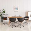 vidaXL Chaises pivotantes &agrave; manger lot de 6 gris tissu