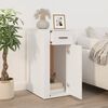 vidaXL Armoire de bureau Blanc 40x49x75 cm Bois d'ing&eacute;nierie