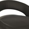 vidaXL Chaises pivotantes &agrave; manger lot de 2 noir similicuir