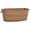 vidaXL Panier &agrave; bois de chauffage poign&eacute;es de transport 88x57x34 cm