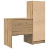 vidaXL Bureau avec tiroir 2 pcs Ch&ecirc;ne artisanal