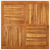vidaXL Table de jardin 120x120x75 cm Bois d'acacia massif