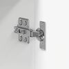 vidaXL Ensemble d'armoire de salle de bain TULUM Blanc brillant