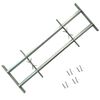 vidaXL Grille r&eacute;glable de s&eacute;curit&eacute; de fen&ecirc;tres et 2 barres 700-1050 mm